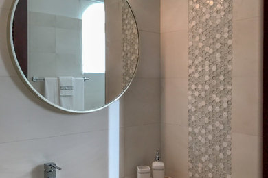 Example of a trendy bathroom design in Other