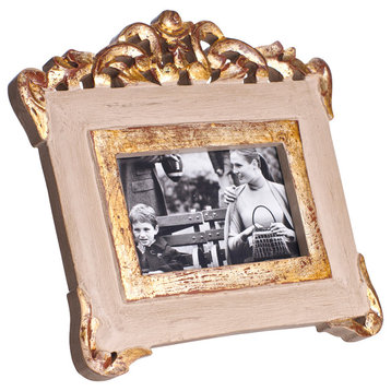 Vendome Deux Gray and Gold Frame