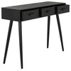 Safavieh Albus 3-Drawer Console Table, Black
