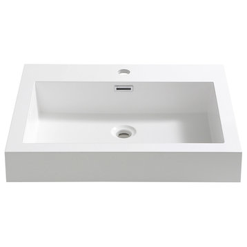 Nano 24" Integrated Sink/Countertop, White