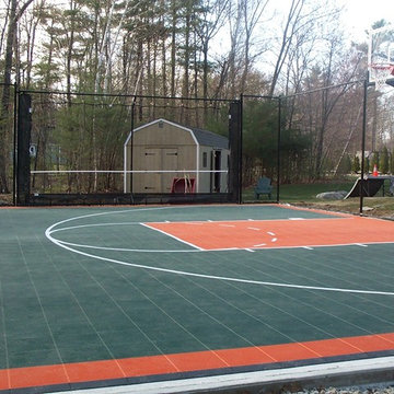 Backyard Basketball Courts in Merrimac