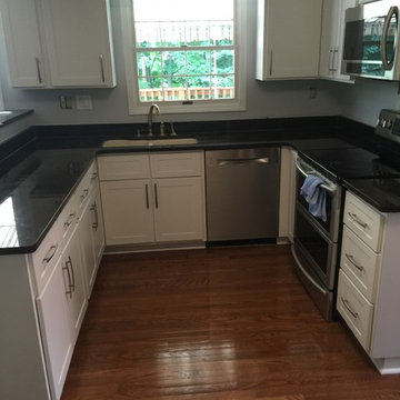 cabinet refacing white shaker