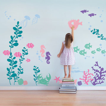 Under the Sea Wall Decal, Color Scheme B