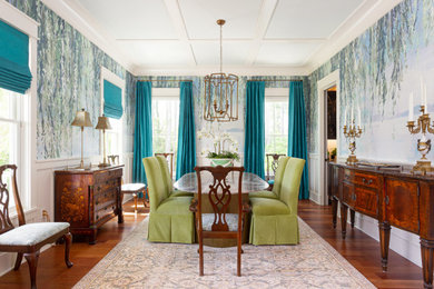 Elegant dining room photo in Charleston