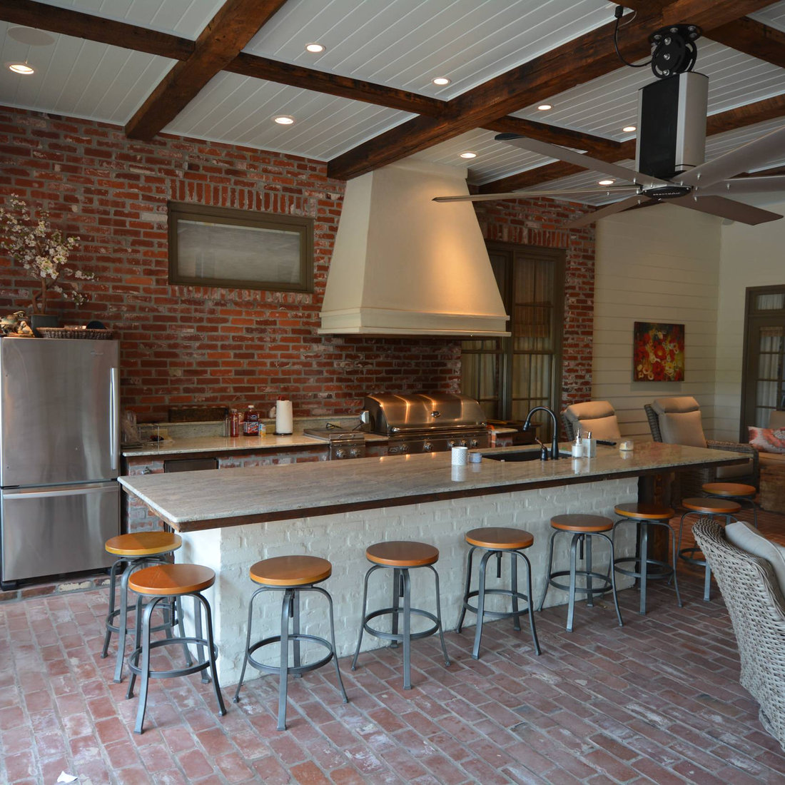 Custom Outdoor Kitchen 2
