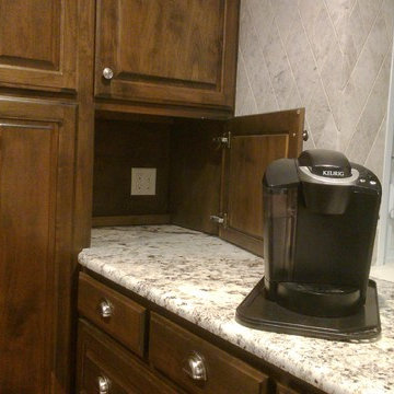 Custom Cabinets Provide Appliance Garages!