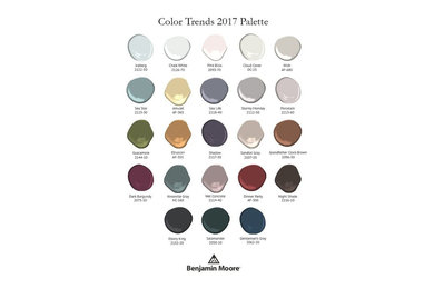 Benjamin Moore Colour Trends 2017