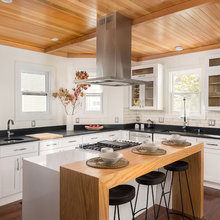 Wood Bar Look With Wood Floors