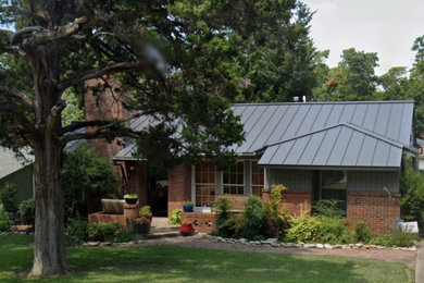 This is an example of a small country home design in Dallas.
