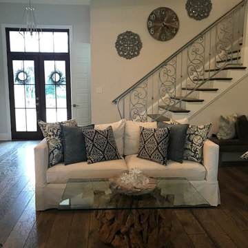 Blue and White Coastal