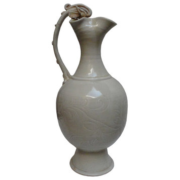 Chinese White Porcelain Flower Vase