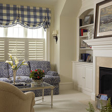 blue and white
