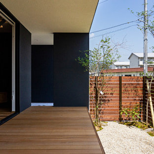 他の地域のアジアンスタイルのおしゃれなデッキの写真