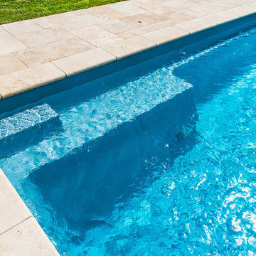 Fiberglass Feature Pool - Mullica Hill, New Jersey