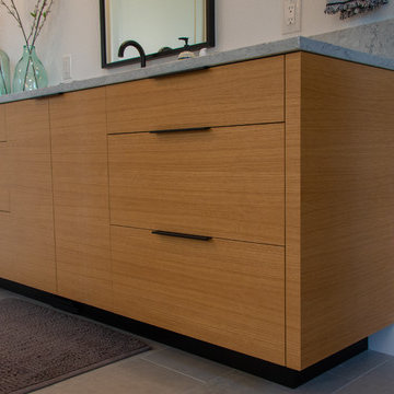 Master Bathroom - Custom Grain Matched Vanity