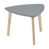 Vitin Lamp Table, Dark Grey Lacquer