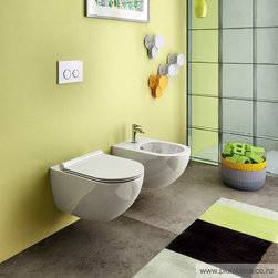 Sfera 54 Wall Hung Toilet With Slim Seat - Toilets