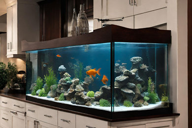 Custom Saltwater Aquarium Installation