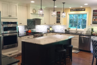 Kitchen - transitional kitchen idea in Other