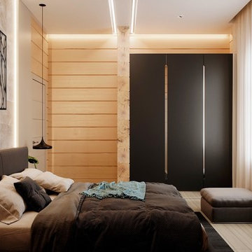 3D Rendering for a Bedroom Design Project