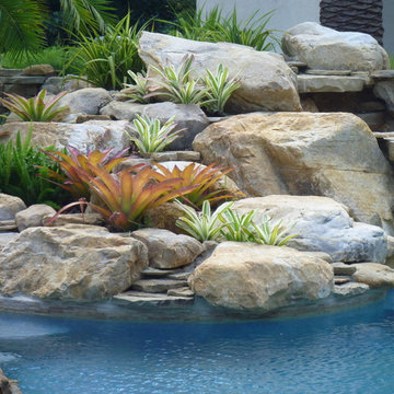 Landscape Rock Pool Waterfall Miami