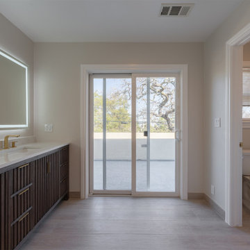 Modern Spa Bathroom Remodel | Tub + Walk-In Shower