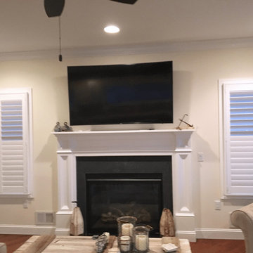 Living Room Plantation Shutters