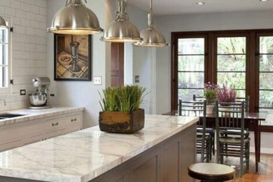 Kitchen - transitional kitchen idea in Atlanta