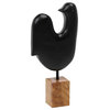 Eyas Albasia and Jempinis Tropical Wood Hand Carved Bird Figure