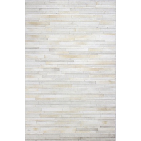 Bashian Tucker Area Rug, Ivory, 5'x8'