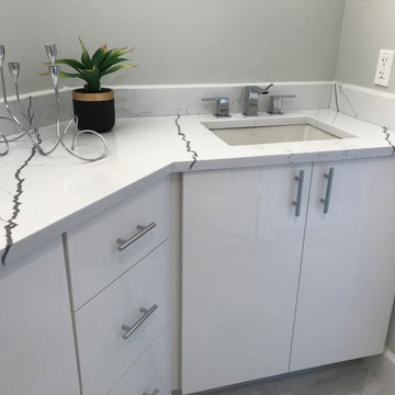 Master Bath Remodel and Custom European Vanities