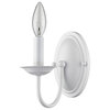 Williamsburgh Wall Sconce, White