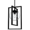 Luxury Minimalist Pendant Light, Midnight Black, UHP3251