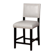 Residence - Cheyenne Counter Stool, Gray and Black - Bar Stools and Counter Stools