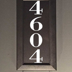 Address LED - illuminated house numbers - House Numbers