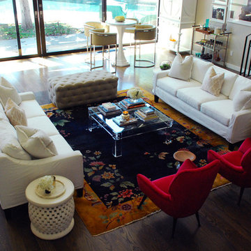 Open Spaces Entry, Dining, and Living Room