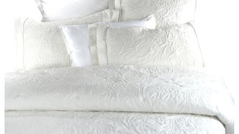 Winter Clouds, Soft Knit Cotton Comforter, Winter White, King