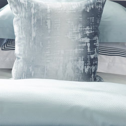 Brushstroke Velvet Cushion Mineral - Decorative Pillows
