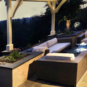 Lafeyette Hillside Arbor and Lighting