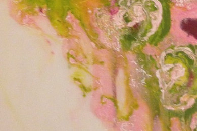 It's Coming Up Roses Abstract Painting