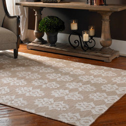 Spanish Trellis Area Rugs - Beige - Products