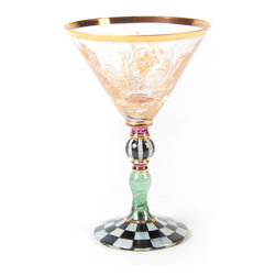 Blooming Martini Glass | MacKenzie-Childs - Cocktail Glasses
