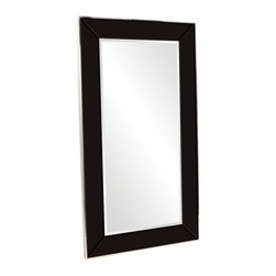 www.essentialsinside.com: devon rectangular black framed floor mirror - Products
