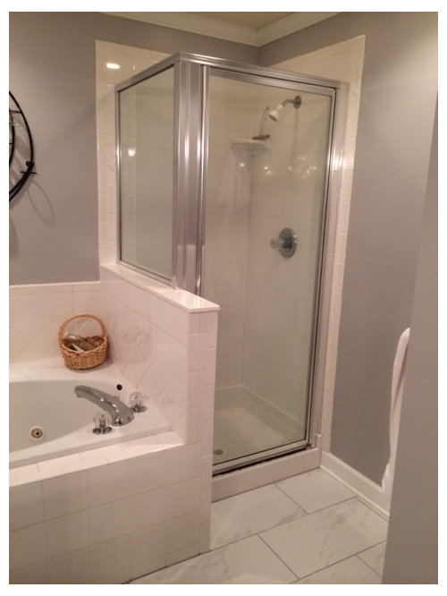 Expanding small shower into "wasted space?"