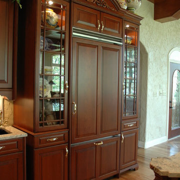 Kitchen with Brick Accents