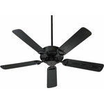 Quorum - Quorum 143525-599 Estate - 52" Patio Ceiling Fan - Add a ceiling fan to your room and get comfortable. A good fan offers cool relief, circulates warm air for more efficient heating and adds a touch of fresh air to any space. Our fan collection is wonderfully diverse, so there's a style to suit any interior. Durable construction guarantees whisper-soft operation and our wide variety of styles offer a decorative and functional addition to any room.