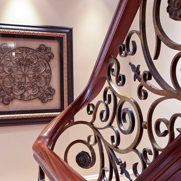 Project #31 | Mahogany & Forged Metal Staircase