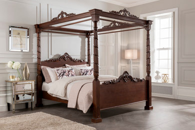 Lincoln Four Poster Antique French Style Bed