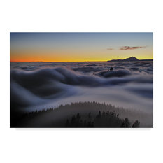 Daniel Montero 'Ocean Of Clouds' Canvas Art, 32"x22"