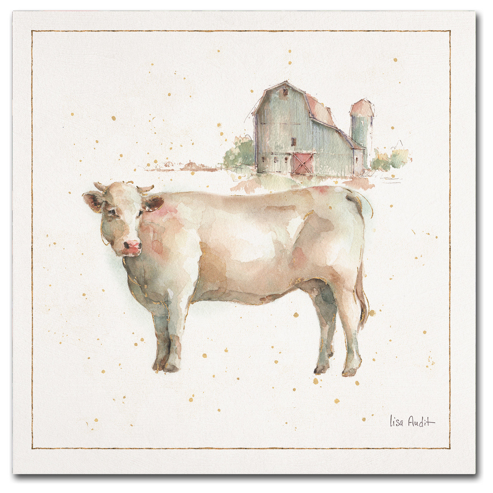 Lisa Audit 'Farm Friends VIII' Canvas Art, 18" x 18"